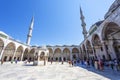 Beautiful view of the Sultanahmet Camii, known as the Blue Mosque in Istanbul Royalty Free Stock Photo
