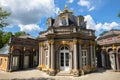 Beautiful view of the Sun Temple of the New Palace of Eremitage in Bayreuth Royalty Free Stock Photo