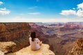 Beautiful view on sunny day at Grand Canyon National Park Royalty Free Stock Photo