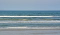 Beautiful view of the surf in New Smyrna Beach on the Atlantic Ocean, Volusia County, Florida