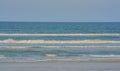 Beautiful view of the surf in New Smyrna Beach on the Atlantic Ocean, Volusia County, Florida