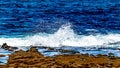 Beautiful view of surf in the waters of Doolin Bay Royalty Free Stock Photo