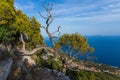 Beautiful view from the sveti Nikola mount. Royalty Free Stock Photo