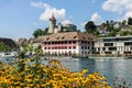 Beautiful View of Swiss old Town Schaffhausen, Switzerland Royalty Free Stock Photo