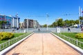 Beautiful view of Taksim Square, with the Ataturk monument, in Istanbul