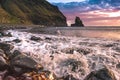 Talisker Beach Sunset Skye Island Scotland