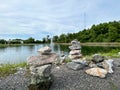 view of Tard-Chompoo reservoir Royalty Free Stock Photo