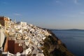 Beautiful view of Thira in Santorini,Greece. Royalty Free Stock Photo