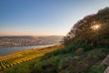 Beautiful view to Bingen and Rheinhessen Royalty Free Stock Photo