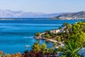 6.25.2013 - Beautiful view to Elounda town in Crete island, Greece