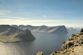 Beautiful view to the Islands BorÃÂ°oy, Kunoy and Kalsoy of the Faroe Islands.