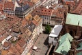 Beautiful view to old town of Strasbourg. Alsace. France Royalty Free Stock Photo