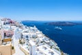 Beautiful View To The Sea And The Volcano From Fira