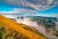 Beautiful view from the top of Batur volcano. Bali Royalty Free Stock Photo