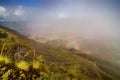 Beautiful view from the top of Batur volcano. Bali Royalty Free Stock Photo
