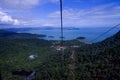 A beautiful view from the top of hill in Langkawi Malaysia Royalty Free Stock Photo