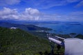 A beautiful view from the top of hill in Langkawi Malaysia Royalty Free Stock Photo