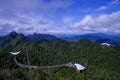 A beautiful view from the top of hill in Langkawi Malaysia Royalty Free Stock Photo