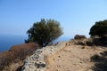 Beautiful view from the top of La Rocca mountain near the town of Cefalu. Italy Royalty Free Stock Photo