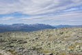 Beautiful view from the top of Saana, Enontekio, Kilpisjarvi, Lapland, Finland