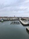 Beautiful view of a tower of La Rochelle