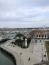 Beautiful view of a tower of La Rochelle