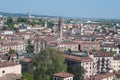 Beautiful view from the tower lamberti of Verona