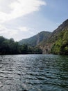 Beautiful view of Treska River in Matka Canyon