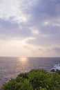 Beautiful view of the tropical beach of Sri Lanka Royalty Free Stock Photo