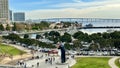 Tuna Harbor Park, San Diego, a view from USS Midway Museum Royalty Free Stock Photo