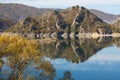 Beautiful view of Turano lake Royalty Free Stock Photo