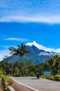 beautiful view under Mount Merapi