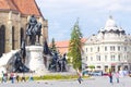 Beautiful view at Union Square, Cluj-Napoca Royalty Free Stock Photo