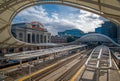 Beautiful View From the Union Station in Denver Colorado Royalty Free Stock Photo