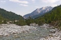 Valbona valley in Albania Royalty Free Stock Photo