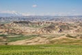 Beautiful view of the valley with rocks near Tehran.