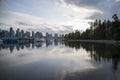 Beautiful view of Vancouver skyline Royalty Free Stock Photo