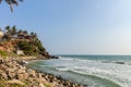 Beautiful view of Varkala beach, Kerala, India Royalty Free Stock Photo