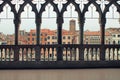 Beautiful view of Venice from palace.