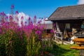 Beautiful view of Verbier in Valais in Switzerland