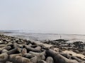 Beautiful view of Versova beach, Mumbai Royalty Free Stock Photo