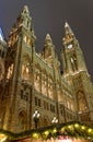 City Hall in Vienna, Austria Royalty Free Stock Photo