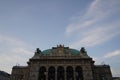 Beautiful view of the Vienna Operahouse under the clear sky Royalty Free Stock Photo