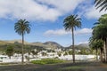 Beautiful view of the village of Haria, Lanzarote, Canary Islands, Spain