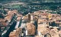 Beautiful view of village Moustiers-Sainte-Marie in France. Royalty Free Stock Photo