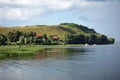 Beautiful view on Volga River near Vinnovka village, Russia