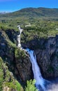 Beautiful view of the Voringsfossen waterfall Bjoreio river.