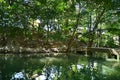 Beautiful View of Wang Kan Lueng Waterfall in Lopburi Royalty Free Stock Photo