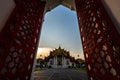 Beautiful view of Wat Benchamabophit Dusitvanaram