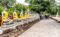 Wat Yai Chai Mongkhon in Ayutthaya, Thailand.